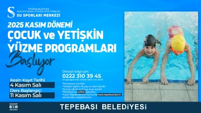 Tepebaşı Belediyesi 2025 Kasım Dönemi Yüzme Kursu Kayıtları Başladı