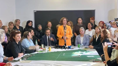CHP’li Kadınlardan Adalet ve Hürriyet İçin Kırkyama Dayanışması