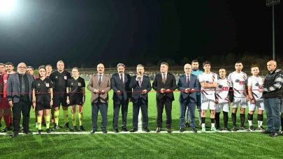 ESOGÜ stadyumu yenilendi, açılışı törenle yapıldı