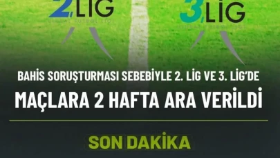 DEPREM ETKİSİ! TFF 2. ve 3. Lig DURDURULDU! Bahis Skandalında 1000'den Fazla Futbolcu PFDK'da!