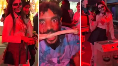 Şeriatla Yönetilen Ülkede Cadılar Bayramını Kutlayıp Kendilerinden Geçtiler!