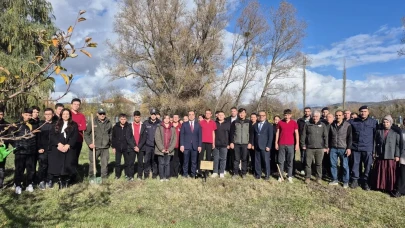 Bilecik’te vefat eden Merve öğretmen anısına fidan dikildi