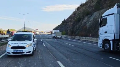 Bozüyük çevreyolundaki asfalt yenileme çalışmaları bitti yol trafiğe açıldı