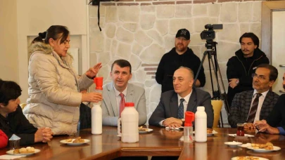 Yörükkırka'da yetiştiricilere süt hijyeni eğitimi verildi