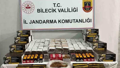 Pazaryeri’nde Kaçak Tütün Ürünü Baskını: 2 Şüpheli Gözaltında