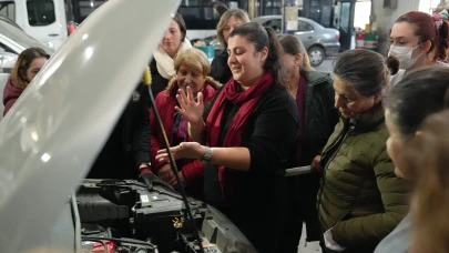 Eskişehir’de Kadınlara Yönelik Araba Bakım Eğitimi Sona Erdi