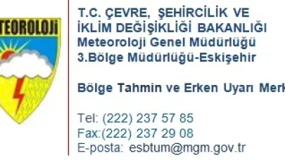 Eskişehir’de 5 Günlük Hava Tahmini Açıklandı