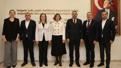 DİSK yöneticileri Başkan Ünlüce ile Bir Araya Geldi