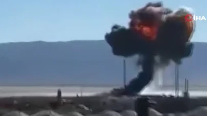 ABD’de F-16C savaş uçağı eğitim sırasında çöle düştü