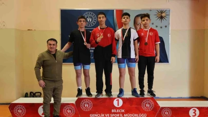 Genç Sporcular Güreş ve Yüzme Branşlarında Hünerlerini Sergiledi