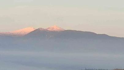 Kütahya'da Eğrigöz Dağı Beyaza Büründü