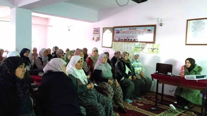 Kadın çiftçilere verilen eğitimde yeni dönem başladı