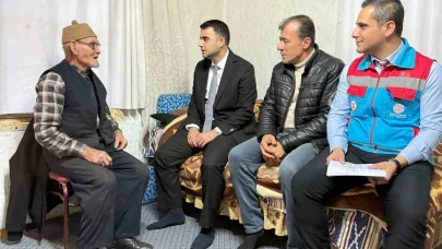 Kaymakam Kılıç, Medetli köyünde vatandaşların kapısını tek tek çaldı