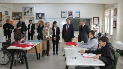 Vali Musa Işın’dan Özel Eğitim Meslek Okulu’na Ziyaret