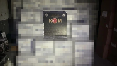 Kütahya KOM’dan Dev Baskın: 3 Gözaltı, 5 Milyon Makaron Ele Geçirildi