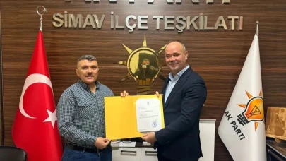 Simav Muradınlar’da AK Parti’ye yeni mahalle başkanı