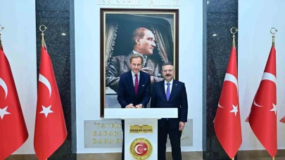 Vali Aksoy Belçika Büyükelçisini ağırladı