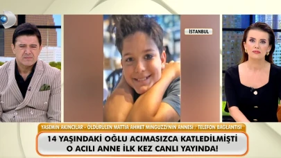 14 Yaşındaki Oğlunu Kaybeden Anne Canlı Yayında Haykırdı: ‘Adalet Yerine Gelene Kadar Durmayacağım’