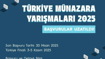 Türkiye Münazara Yarışmaları’nda Başvuru Süresi Uzatıldı