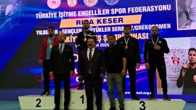 Eskişehirli Sporcu Güreşte Türkiye Üçüncüsü Oldu