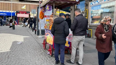 Sıcak havayla birlikte limonatacılar çarşıya döndü