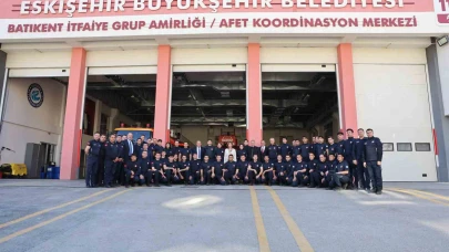 Yeni İtfaiye Erlerine Başkan Ünlüce’den Destek Ziyareti