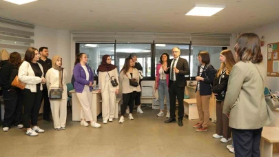 Büyükşehir Belediyesi Almanya’dan gelen öğrencileri misafir etti