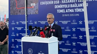 Ulaştırma ve Altyapı Bakanı Abdülkadir Uraloğlu: “Eskişehir’in lojistik kapasitesini çelikten yollarla yeniden inşa ediyoruz”