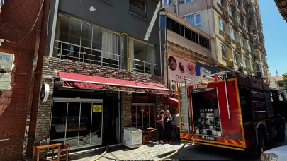 Dershane ve Fırın Binasında Çıkan Yangın Korkuttu
