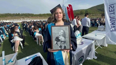 Kep atan öğrenciler 6 Şubat depremlerinde hayatını kaybeden arkadaşlarını unutmadı