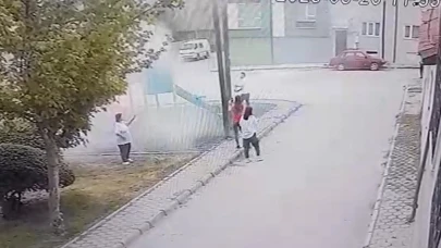 Eskişehir'de yakılan o parkın yakılma anına dair güvenli kamerası görüntüleri ortaya çıktı