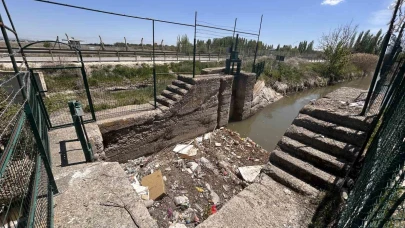 Yeşiltepe’deki sulama kanalı güvenlik önlemlerinin yetersizliğiyle dikkat çekiyor
