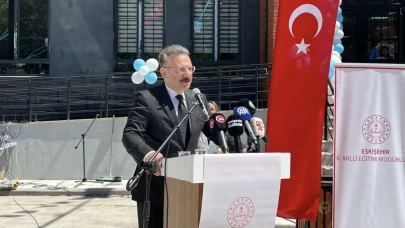 Eskişehir’de Proje Okulu Açıldı: Vali Aksoy “Eğitimde Başarıyı Artırmak İçin Fiziki Şartları İyileştiriyoruz”