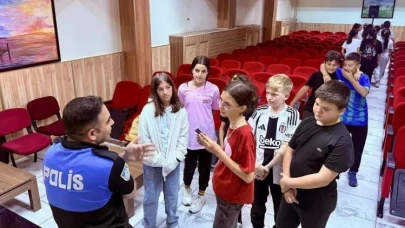 Polislik mesleği öğrencilere tanıtıldı, güven bilinci aşılandı