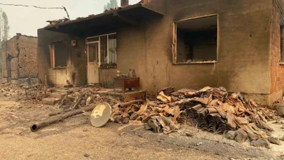 Bilecik’te Yangın Felaketi: 17 Haneli Köyde 13 Ev Kül Oldu