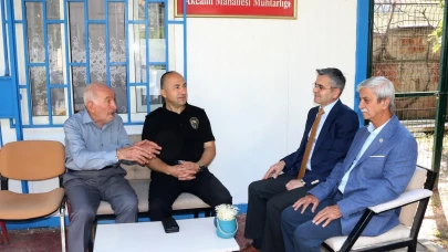İl Emniyet Müdürü Yılmaz’dan Mahalle Muhtarlarına Ziyaret