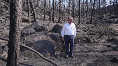 BBP Genel Başkanı Mustafa Destici, Eskişehir’de Yangın Bölgesini Ziyaret Etti