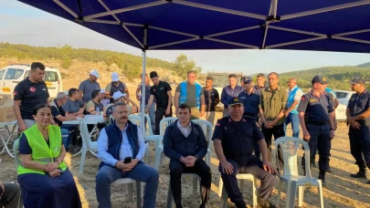 Vali Hüseyin Aksoy: “Yangına havadan ve karadan müdahale sürüyor”