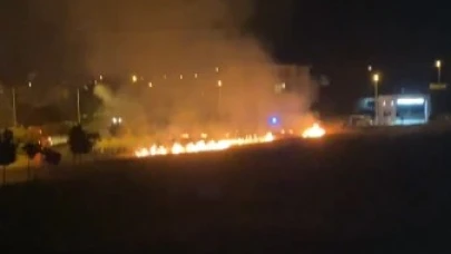 Eskişehir’de Havai Fişek Nedeniyle Çıkan Ot Yangını Korkuttu