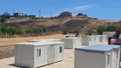 Bilecik’te Yangın Mağdurlarına Konteyner Kent Kuruluyor