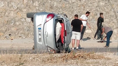 Kütahya'da Gerçekleşen Kazada Takla Atan Sürücü Yaralandı
