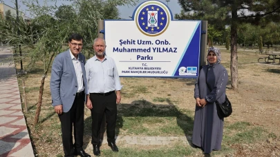 Şehit Muhammed Yılmaz'ın Anısı, Parkta Yaşatılacak