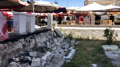 Yıkılan Bahçe Duvarı Mahallede Gerginliğe Neden Oldu