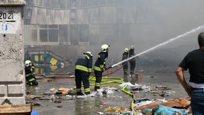 Eskişehir’de Geri Dönüşüm Tesisinde Korkutan Yangın