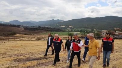 Yangın Bölgesinde Tarımsal Destek Sürüyor