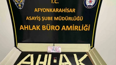 Afyonkarahisar'da polis operasyonunda 27 şüpheli yakalandı, suç unsurları ele geçirildi