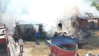 Bilecik’te Samanlık Yangını: 1 Kişi Yaralandı