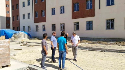 Eskişehir’de Yapımı Süren Kız Öğrenci Yurdunda Saha İncelemesi