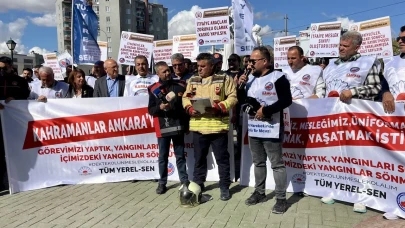 İtfaiyeciler TBMM’ye Yürüyor