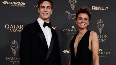 Kenan Yıldız'ın Altın Top (Ballon d'Or) töreninde sevgilisi mi, yanındaki kız kim?